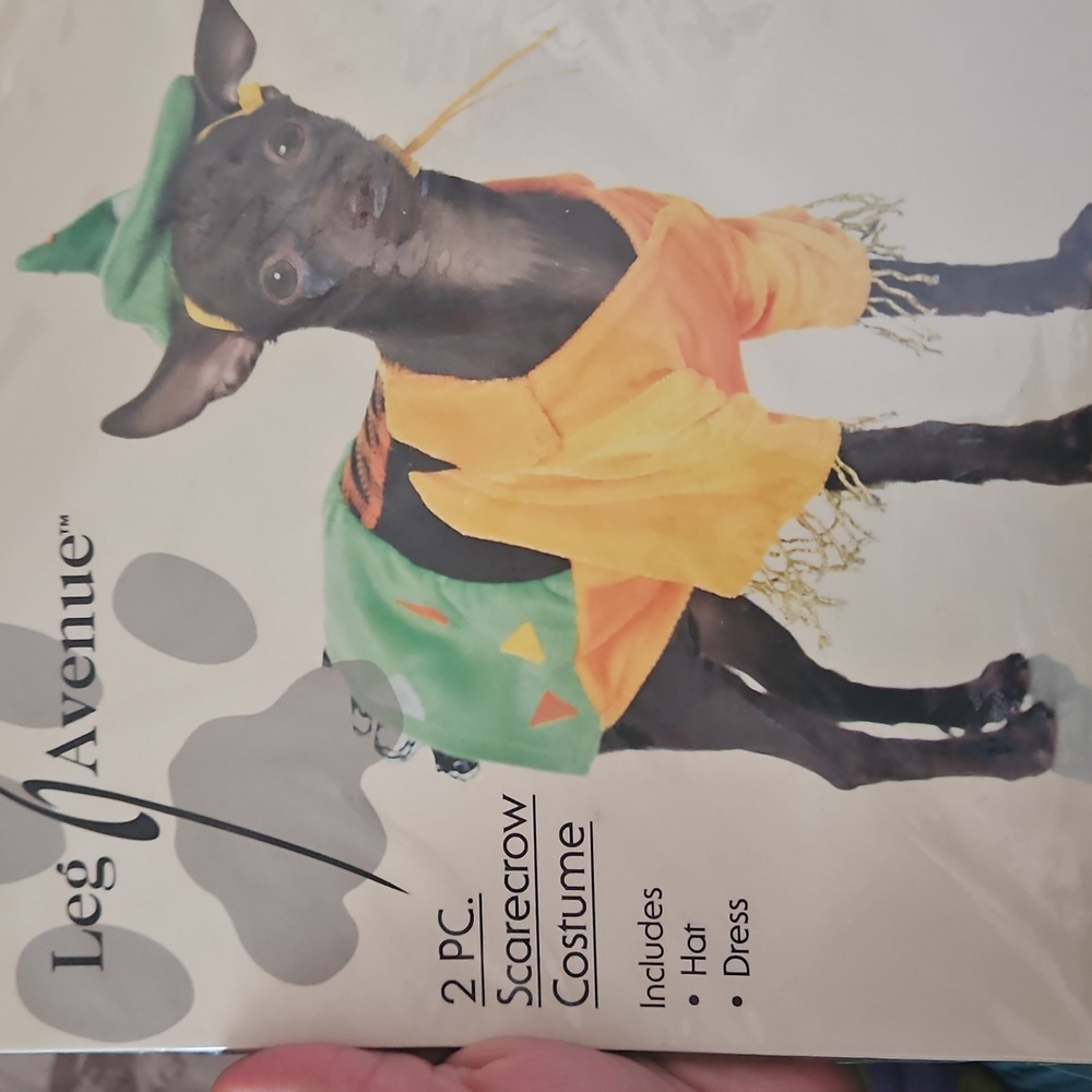 Leg Avenue brand 2PC Scarecrow Pet Halloween costume